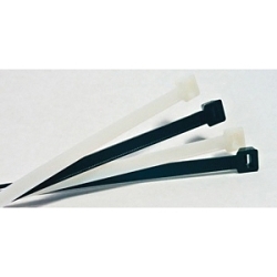 American Elite B7S9M Ball-Lok&reg; Cable Tie, 7.6 in L x 0.18 in W x 0.054 in THK, Nylon 6.6, Natural