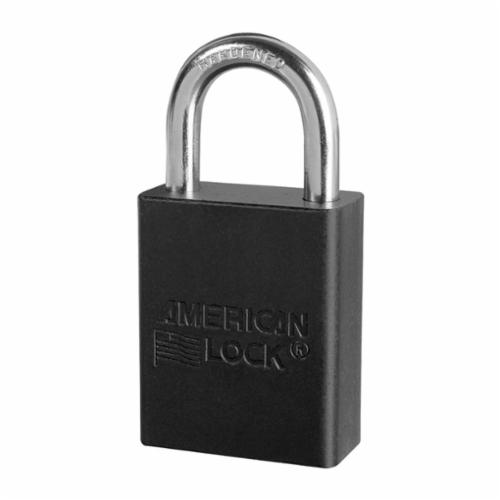 product ABUS PLASTIC-COVERED ALUMINUM CORE PADLOCK 74/40 BLUE KEYED DIFFERENT