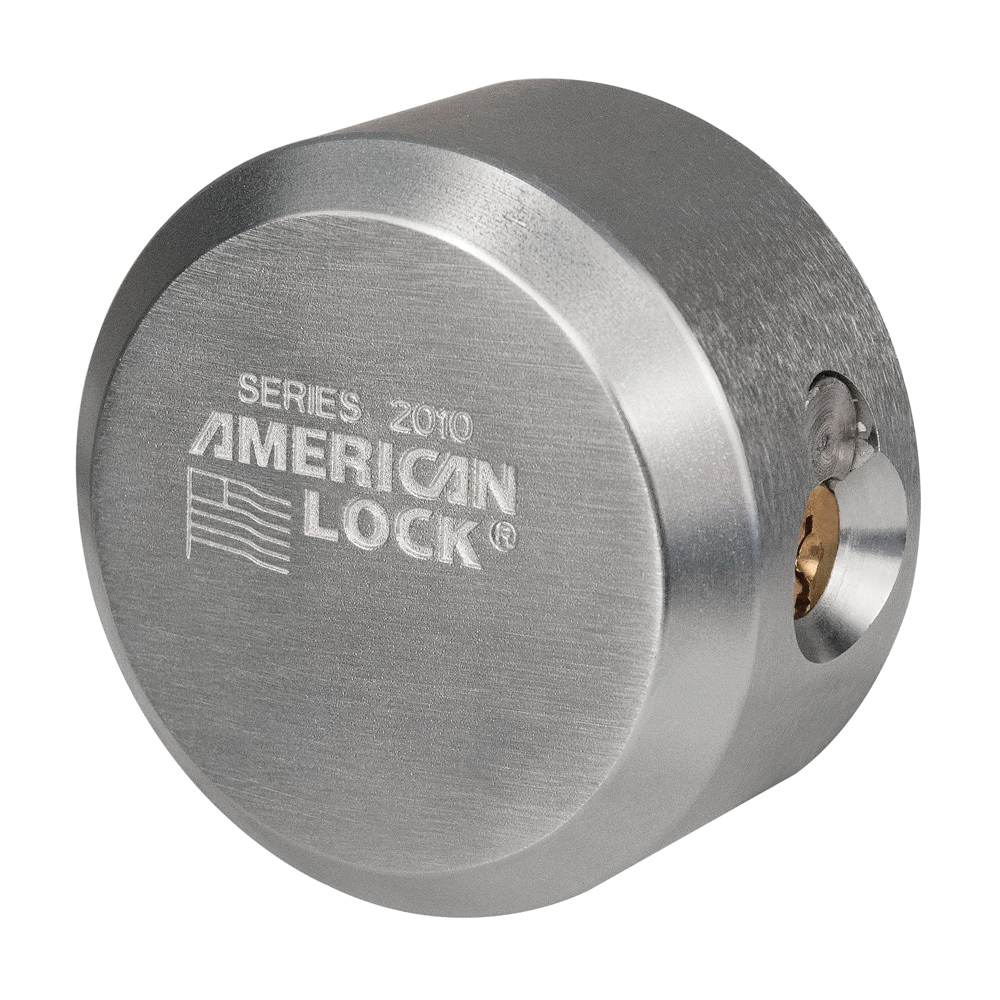 American Lock® A5102KA Rekeyable Safety Padlock With 3 in Shackle, Keyed Alike, Alike Key, 1/4 in Shackle, Solid Steel Body, 5-Pin Tumbler Locking