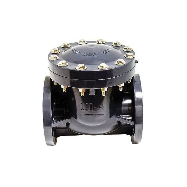 American Valve&reg; 1100 P440F Swing Check Valve, 6 in Nominal, Flanged End Style, 150 lb, EPDM/PVC, PVC Body