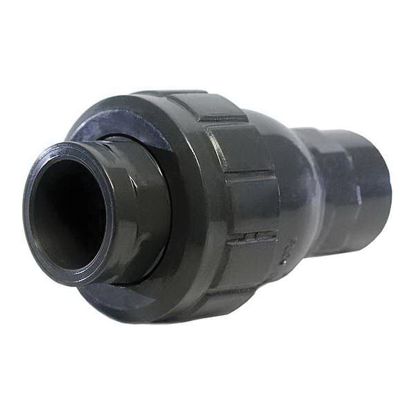American Valve&reg; 1125 P460S Ball Check Valve, 2 in Nominal, Socket End Style, PVC Body, EPDM Softgoods