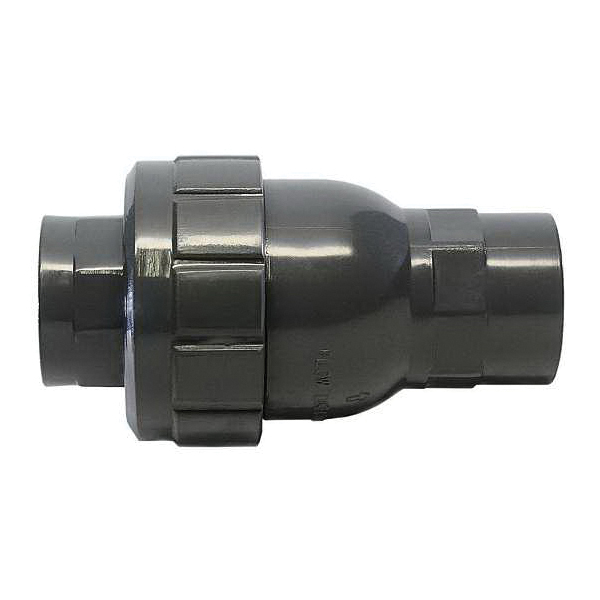 American Valve&reg; 1125 P460S Ball Check Valve, 2 in Nominal, Socket End Style, PVC Body, EPDM Softgoods