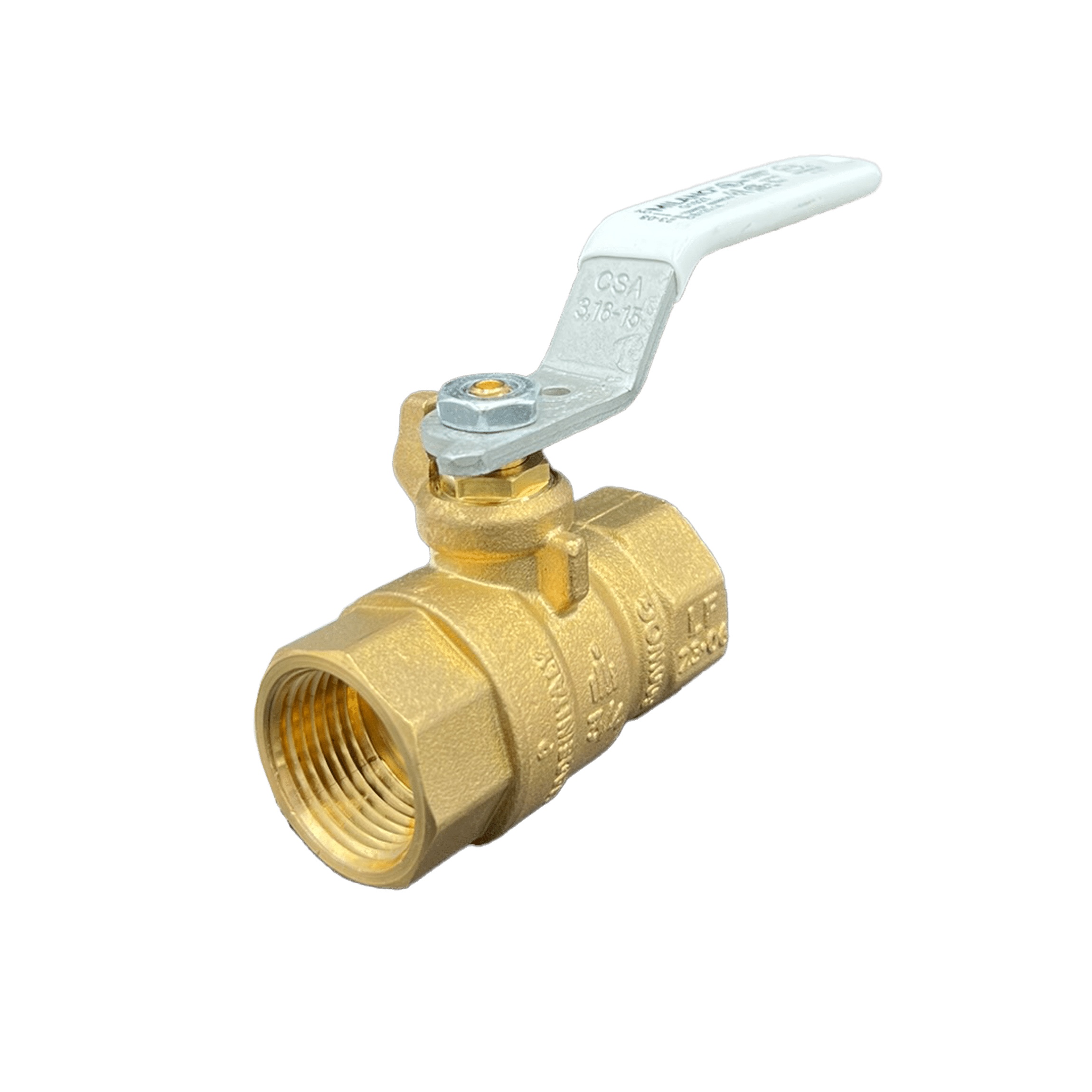 American Valve® G102T 1/2 MILANO® Ball Valve, 1/2 in Nominal, FNPT End Style, Forged DZR Brass Body, Full Port, PTFE Softgoods, Import