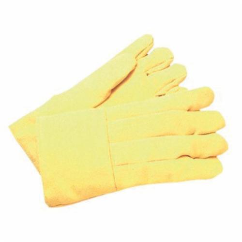 PIP&reg; 43-500XS 43-500 Double Layer Hot Mill Gloves, XS, Black/White, Unlined Lining, Open Cuff, Uncoated Coating, 10 in L