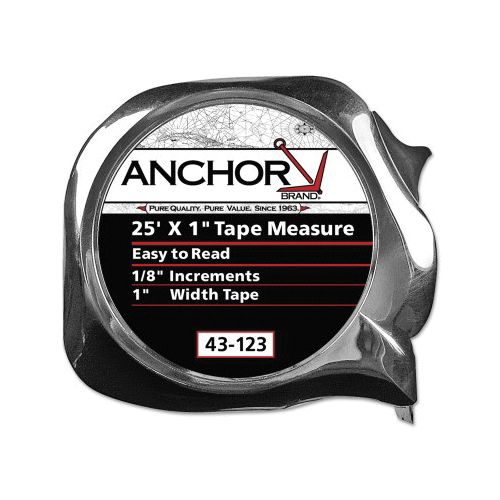 Crescent® L925 Legacy™ Tape Measure, 25 ft L x 1 in W Blade, Consecutive in to 16ths Graduation