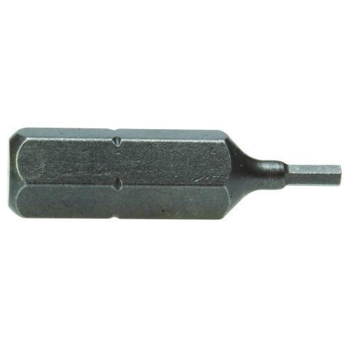 Apex&reg; 185-9X Socket Head Screwdriver Bit, 7/64 in Hex Point, 1 in OAL