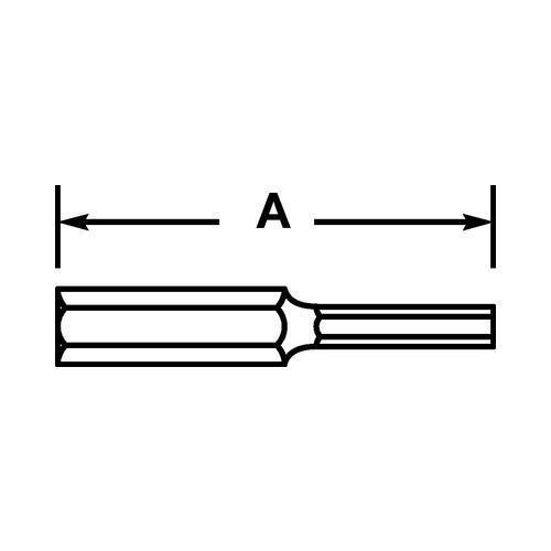 Apex&reg; 185-1X Socket Head Screwdriver Bit, 3/32 in Hex Point, 1 in OAL