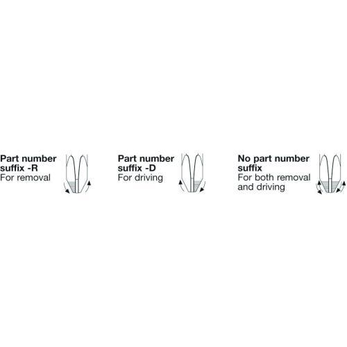 Apex&reg; 440-1-ACR1X Screwdriver Bit, #1 Phillips&reg; Point, 1 in OAL