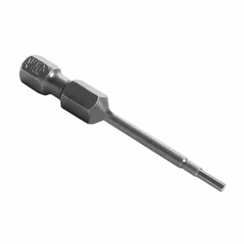 Apex&reg; 483X Power Drive Bit, #3 Phillips&reg; Point, 3-1/2 in OAL, Steel