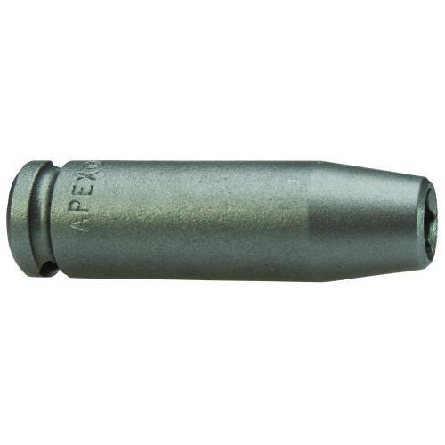 Apex&reg; MB-1212 Socket, Extra Long Style, 1/4 in Square Drive, 3/8 in Hex Socket, 6 Points