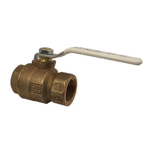 Apollo™ 77CLF10101A 77CLF-A 2-Piece Ball Valve, 1/4 in Nominal, FNPT End Style, Bronze Body, Full Port, RPTFE Softgoods, Domestic
