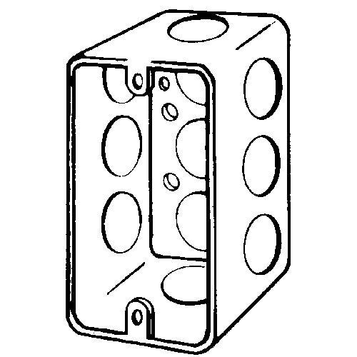 Appleton® ETP™ 2540 Handy Box Cover, 4 in L x 2-1/8 in W, Blank Cover, Steel
