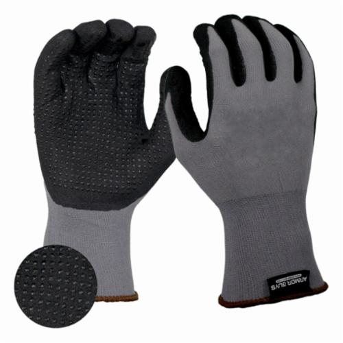 Armor Guys 04-007-S Extraflex 04-007 General Purpose Gloves, S, HCT&trade; Microfoam Nitrile Palm, Black/Gray, Knit Wrist Cuff, Resists: Abrasion, Cut, Puncture and Tear, 15 ga Nylon Lining