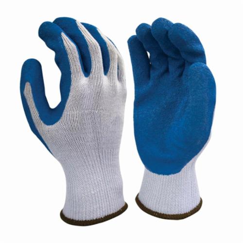 Armor Guys 06-019-XL Duty 06-019 General Purpose Gloves, XL, Crinkle Latex Palm, Blue/Gray, Resists: Abrasion, Cut, Puncture and Tear, Cotton/Polyester Lining