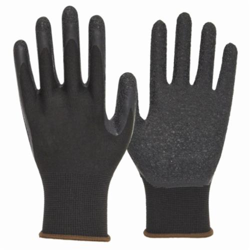 Armor Guys 06-021-XL Duty 06-021 General Purpose Gloves, XL, Crinkle Latex Palm, Black, Resists: Abrasion, Cut, Puncture and Tear, Nylon Lining