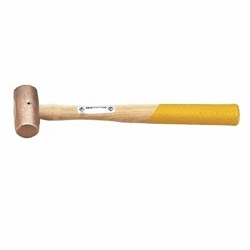 Williams&reg; HSF-151A Soft Face Hammer, 14 in OAL, 1-1/2 in Dia, 16 oz, Fiberglass Handle