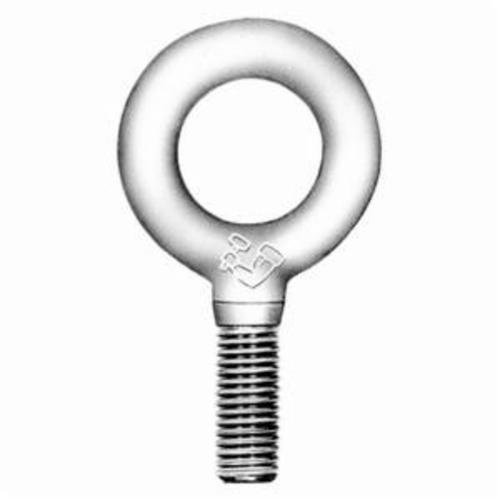 Chicago Hardware 09541 9 Shoulder Pattern Ring Eye Bolt, 1/2 in, 6 in L Shank, Drop Forged Steel, Hot Dipped Galvanized