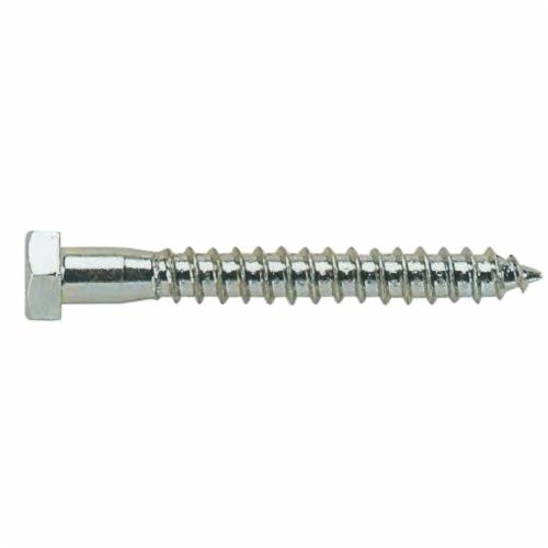 BBI 00110-2630-401 110 Lag Screw, 3/8 in, 3 in OAL, Grade 2 Carbon Steel, Zinc Blue
