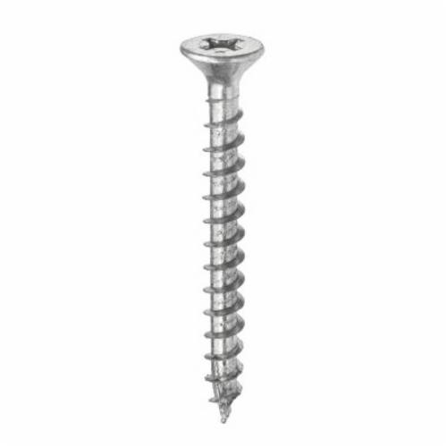 BBI 00501-0825-401 501 Wood Screw, #8, 2-1/4 in OAL, Flat Head, Carbon Steel, Phillips&reg; Drive, Zinc Blue