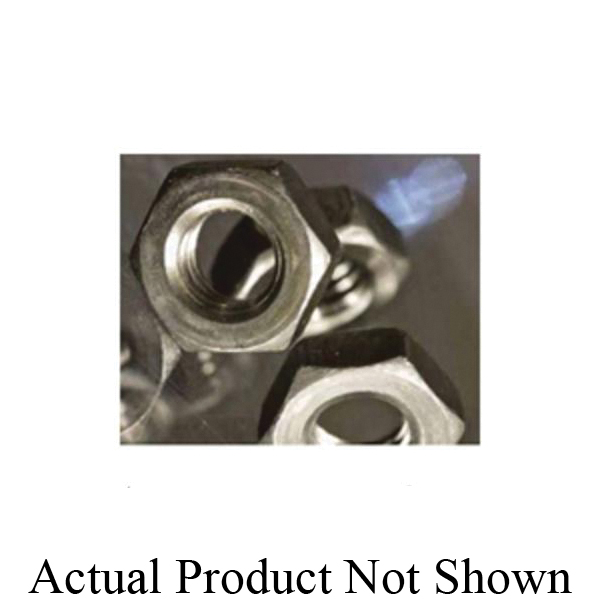 BBI 330390 Finished Hex Jam Nut, 3/8-24, Low Carbon Steel, CR+3 Zinc Plated