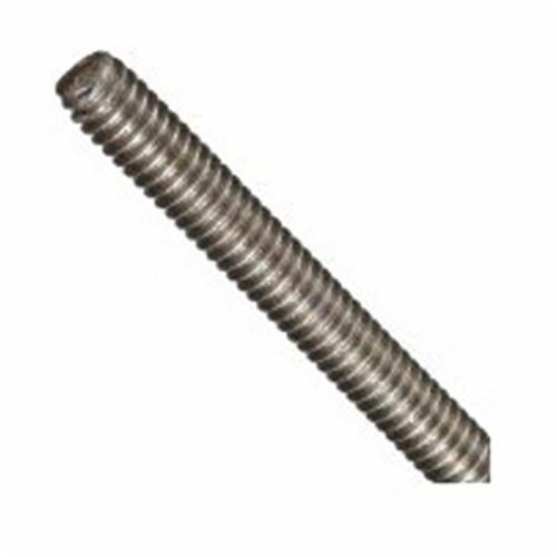 BBI 778053 All Threaded Rod, 1/2-13, 6 ft OAL, Steel, Plain