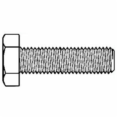 BBI 00026-2540-404 Full Rolled Thread Cap Screw, 5/16-18, 4 in L Under Head, A Grade, Low Carbon Steel, Hot Dipped Galvanized