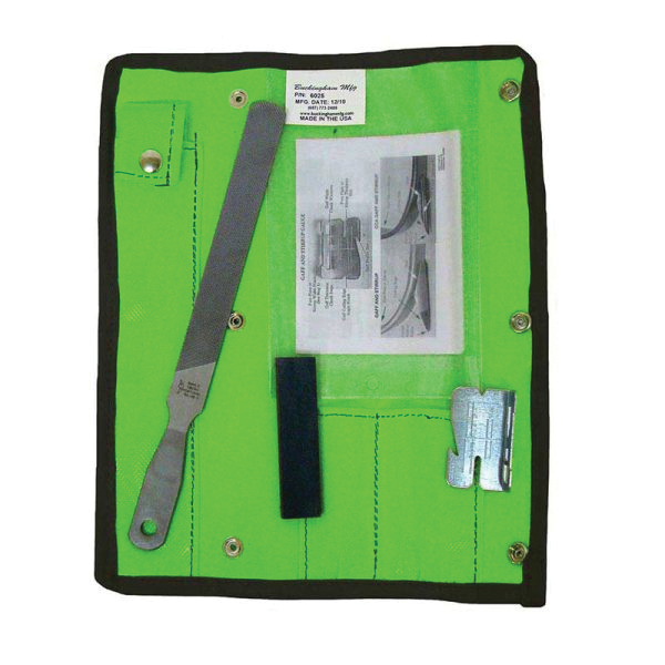 BUCK 6025 Pole Gaff Maintenance Kit, 14 in L x 11-1/2 in W, Nylon, Safety Green