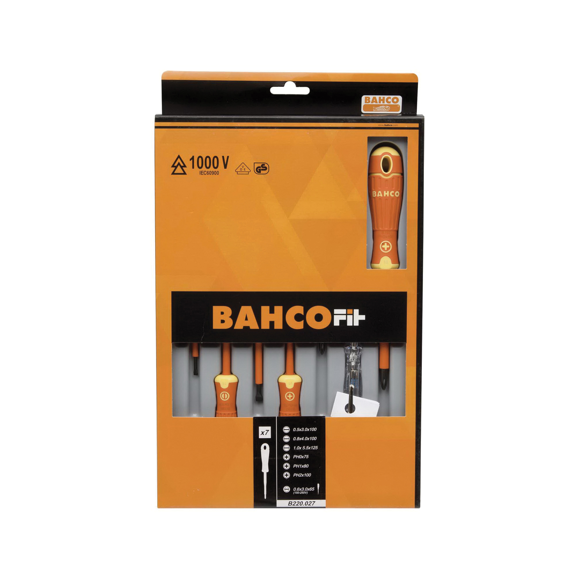 Stanley&reg; 66-052 Precision Screwdriver Set, 6 Pieces, Steel/Plastic, Black Oxide