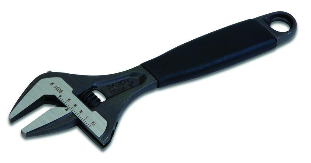 Bahco® BAH8073RCUS SAE Wrench, 15/16 in Wrench, Polished Chrome, 12 in OAL, Alloy Steel