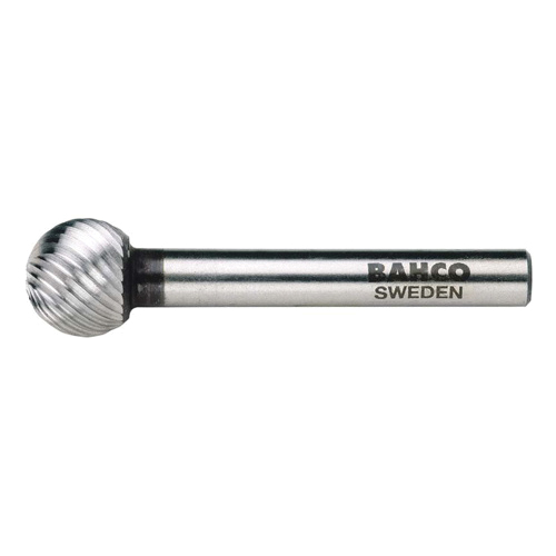 Bahco&reg; BAHHSGG1225E Rotary Burr, Pointed End, Tree Head, 1/2 in Dia Head, 1 in L of Cut