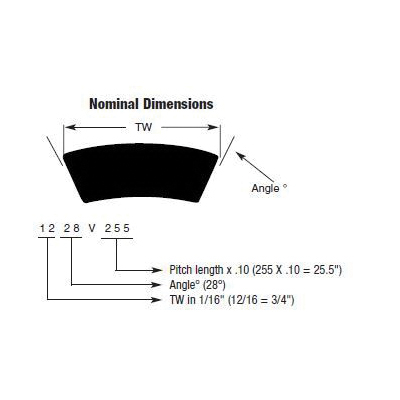Bando 1228V255 BAN1228V255