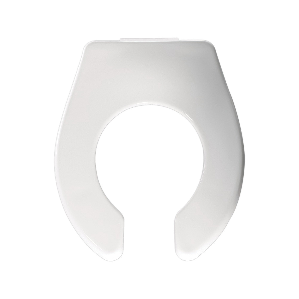 Bemis® BB955CT 000 Heavy Duty Toilet Seat, Baby/Toddler Bowl, Open Front, Plastic, White, Domestic