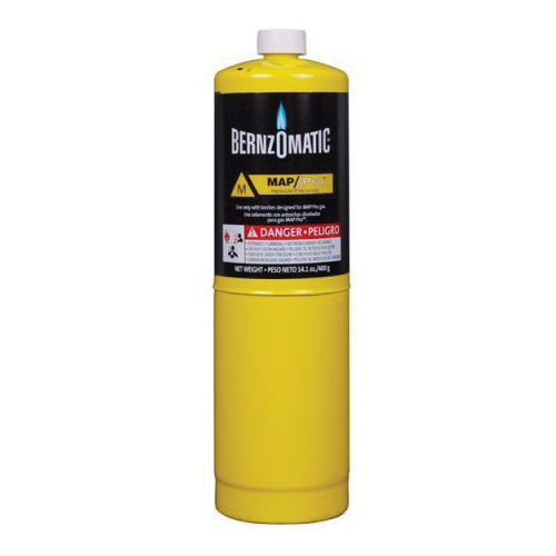 BernzOmatic&reg; 304182 Hand Torch Cylinder, For Use With Propane Fueled Torches and Bernzomatic Torch, Liquid Propane, Steel