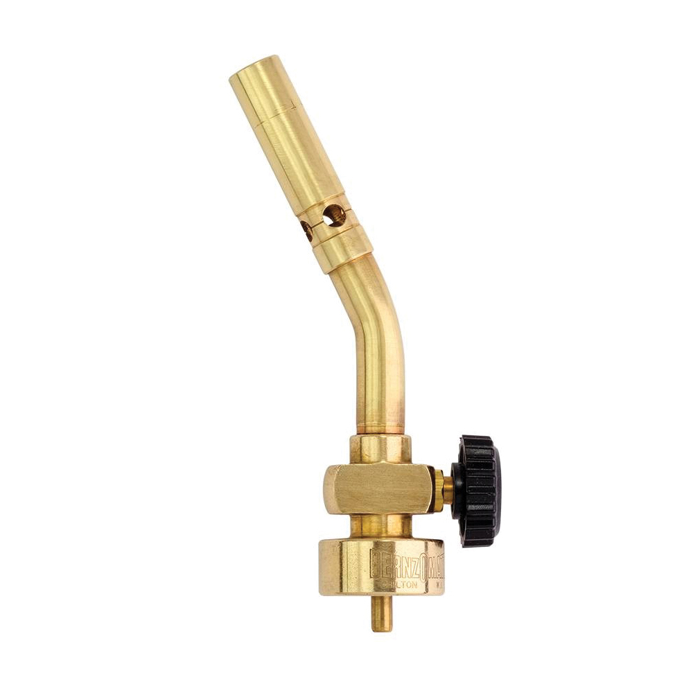BernzOmatic® JT680 Jumbo Torch Head, For Use With BernzOmatic® 14.1 oz Propane Hand Torch Cylinder, Brass