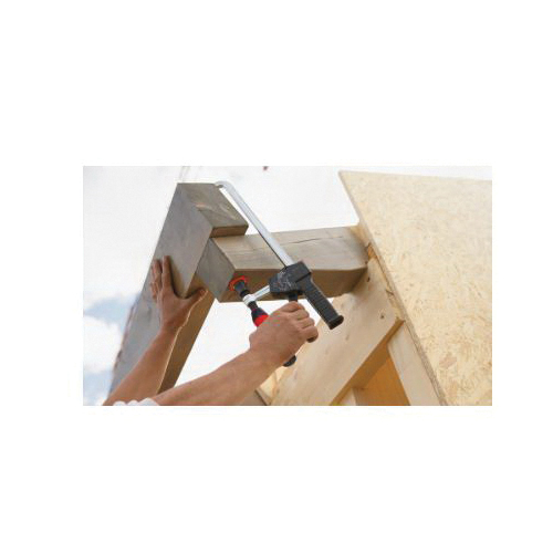Bessey&reg; PG12 Heavy Duty One Hand Clamp, 12 in Clamping, 4 in D Throat, 12 in Spreading, Ergonomic Grip Handle, Steel Bar