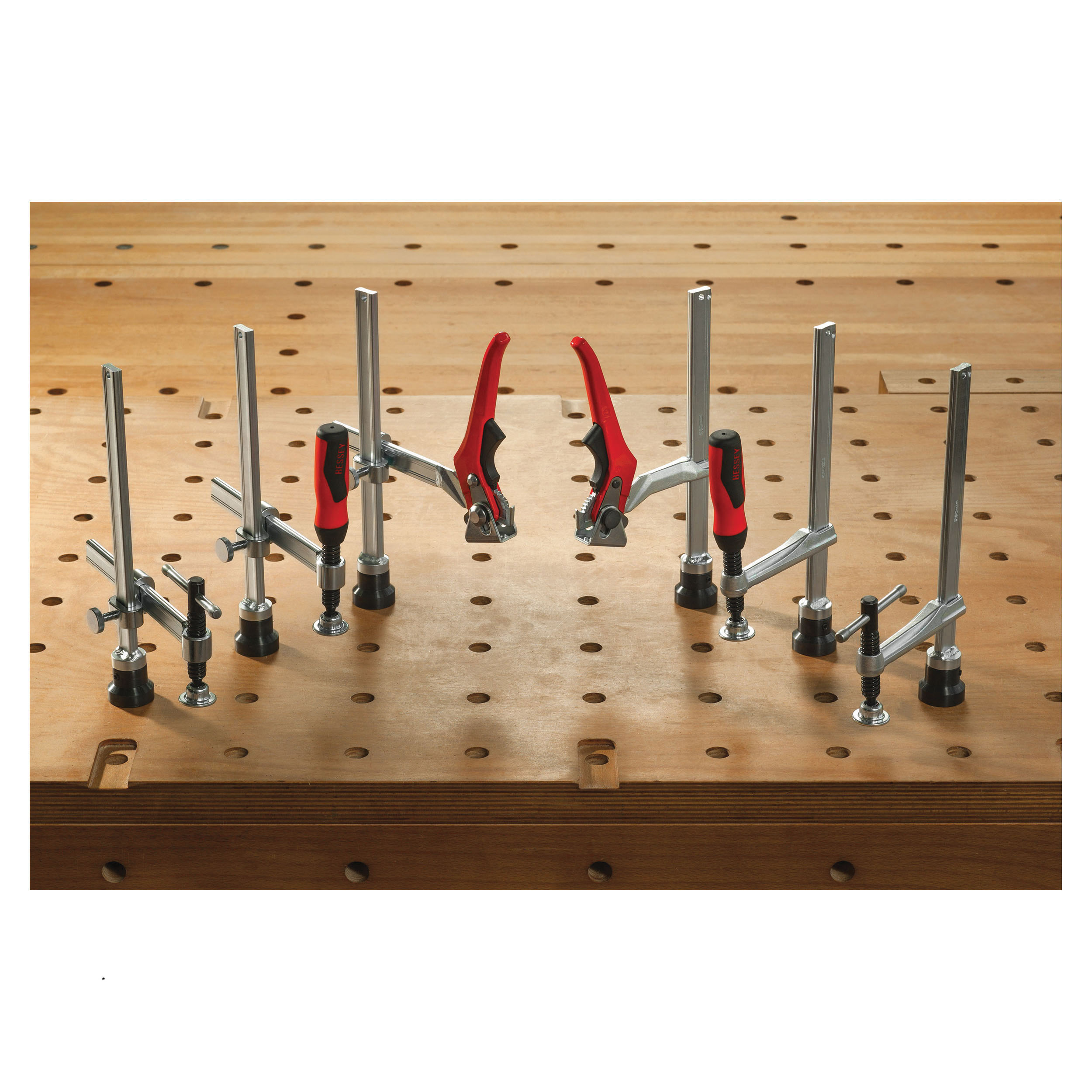 Bessey&reg; TW16AW20 Adapter, For Use With 25/32 in Dia Hole Workbench and TWV/TW Series 16 mm Dia Hole Table Clamps