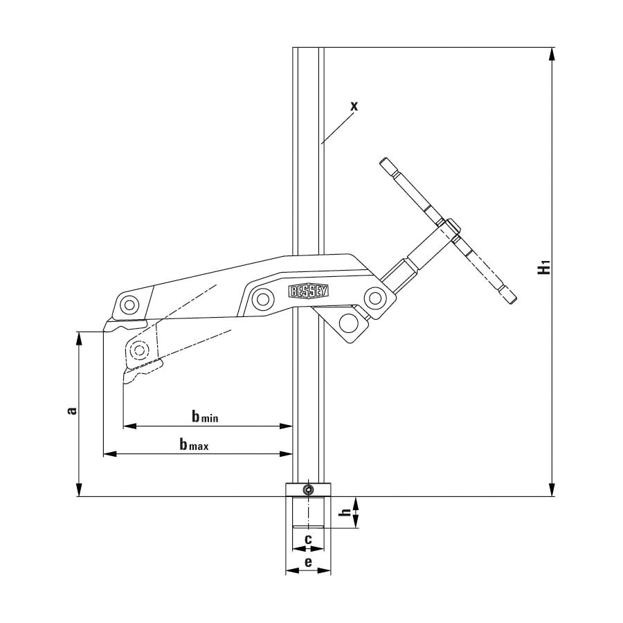 Bessey® TW28GRS30-12