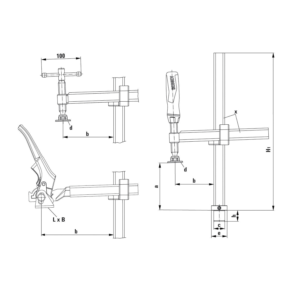 Bessey&reg; TWV16-20-15-2K BESSEY TWV16-20-15-2K