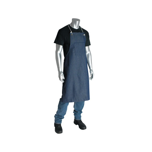 Best Welds® Q5 Bib Apron, 36 in L x 24 in W, Leather, Golden Brown