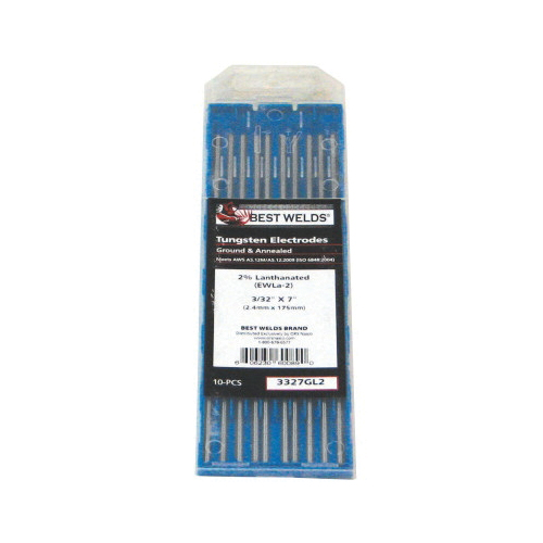Best Welds® 701418X5 Tungsten Electrode, 1/8 in Dia x 14 in L