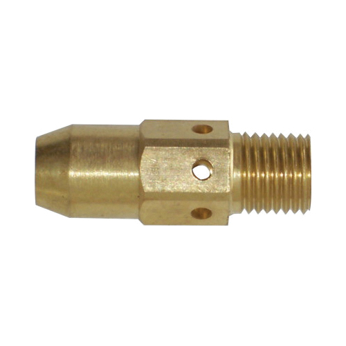 Best Welds® 4391 Heavy Duty Insulated MIG Gun Nozzle, 5/8 in Bore, For Use With Bernard® Q/S MIG Guns, 7400/1500 Series Contact Tips, 4235/4335 Gas Diffusers, Brass