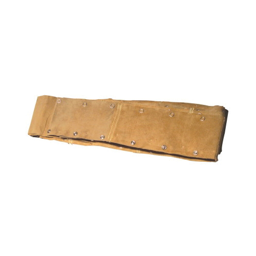 Best Welds® 2048CC Large Cable Cover, 4 in Dia, 20 ft L, Snap Closure, Leather