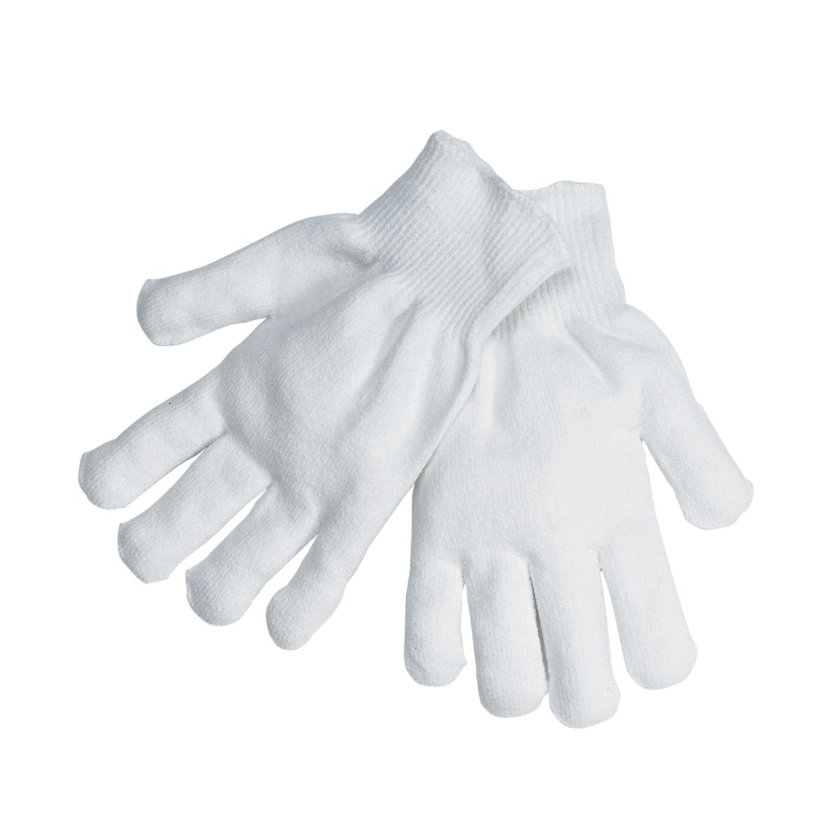 Black Stallion&reg; 2121 Moisture Wicking Gloves, Cold Weather, Acrylic Palm, Elkskin Leather, White, Knit Wrist Cuff