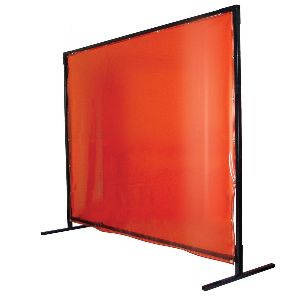 Black Stallion&reg; 6X8VSQF1-BLU Standard Quickframe Set Screen and Frame, 6 x 8 ft, 14 mil THK, Vinyl, Blue