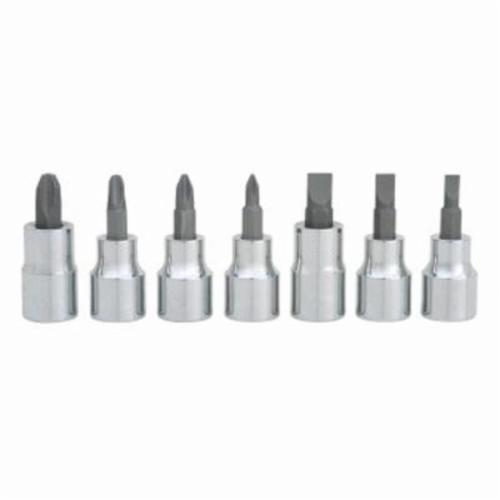 Blackhawk™ by Proto® HW-9412S Socket Bit Set, Imperial, 1/16 to 3/8 in Hex, 3/8 in Drive, 12 Pieces, Full Polished