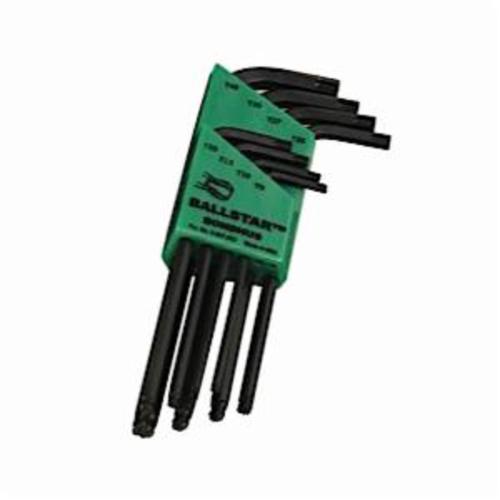 Bondhus&reg; 11332 BallStar&trade; Long Key Set, 8 Pieces, T9 to T40 Torx, L-Handle Handle, Protanium&reg; High Torque Steel, ProGuard&trade;