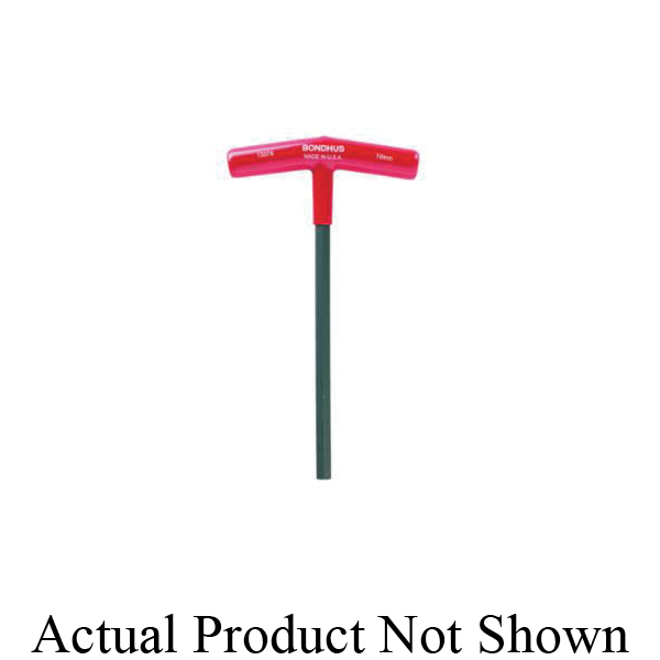 Bondhus&reg; 13372 Chamfered Hex Key, Ergonomic T-Handle Handle, Protanium&reg; High Torque Steel, ProGuard&trade;