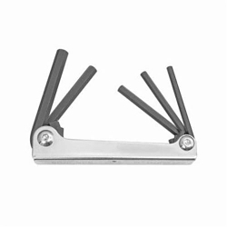 Bondhus&reg; 14589 Key Set, 9 Pieces, 5/64 to 1/4 in Hex, Foldable Handle, Protanium&reg; High Torque Steel, ProGuard&trade;