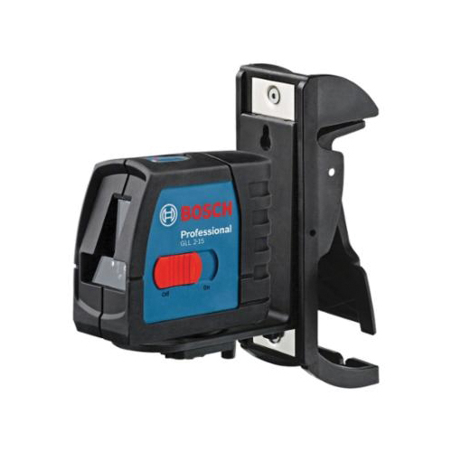 Bosch GPL3 Self-Leveling Alignment Laser, Up to 100 ft Measuring, Up to +/-1/4 in at 100 ft Accuracy, +/-5 deg Auto Leveling, 3 Beams, 1.5 V Battery