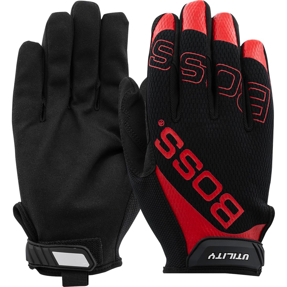 Boss&reg; 1JL6133M 1JL6133 Standard Grade General Purpose Work Gloves, Driver, Gunn Cut/Keystone Thumb Style, M, Grain Cowhide Leather, Tan, Open Cuff, Resists: Abrasion, Thermal Lining